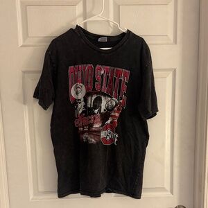 Ohio State Short Sleeve Graphic T-Shirt - Black & Red
